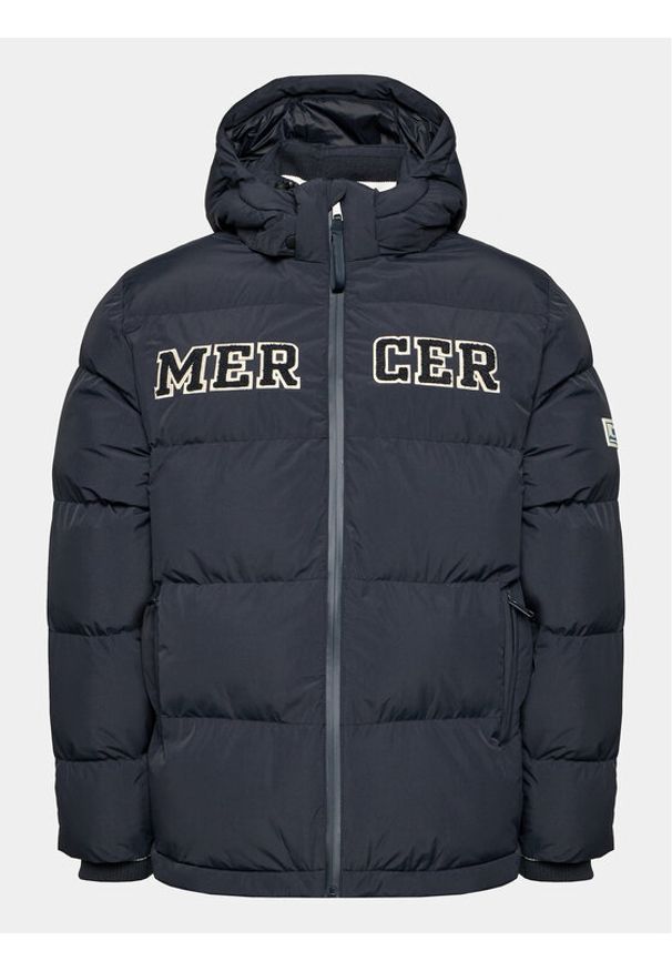 Mercer Amsterdam Kurtka zimowa The Estate MEAP233016 Granatowy Regular Fit. Kolor: niebieski. Materiał: syntetyk. Sezon: zima