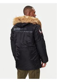Alpha Industries Kurtka zimowa N3B Airborne 188141 Czarny Regular Fit. Kolor: czarny. Materiał: syntetyk. Sezon: zima #5