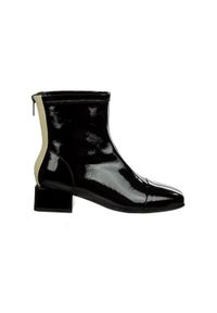 Botki Loretta Vitale W5328A Black 514283, Czarny, Skóra naturalna - 36. Okazja: na co dzień. Zapięcie: zamek. Kolor: czarny. Materiał: skóra. Szerokość cholewki: normalna. Styl: casual #1