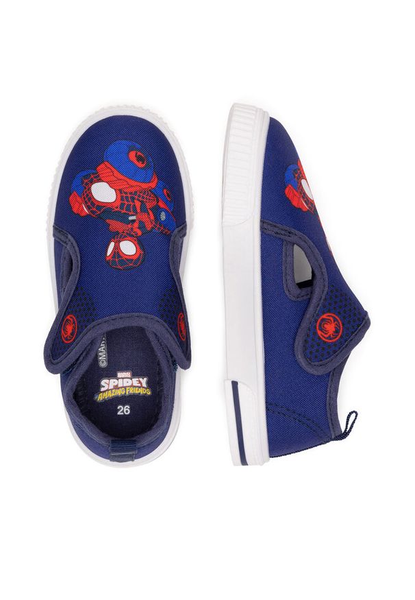 Kapcie Spidey. Kolor: niebieski