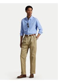 Polo Ralph Lauren Koszula 710979488001 Błękitny Regular Fit. Typ kołnierza: polo. Kolor: niebieski. Materiał: bawełna #4