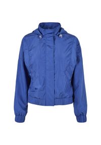 Damska kurtka wodoodporna Urban Classics oversized shiny. Kolor: niebieski #1