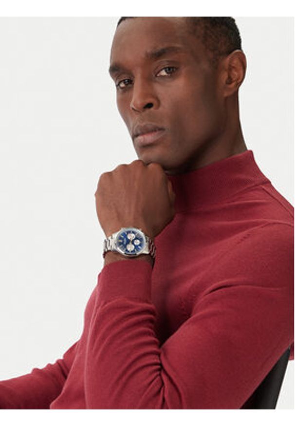 Casio Zegarek Edifice EFR-575D-2AEF Srebrny. Kolor: srebrny