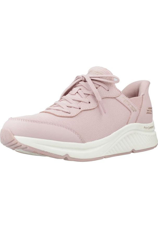 skechers - Buty SKECHERS BOBS ARCH COMFORT B Rose. Kolor: różowy. Materiał: syntetyk, tkanina