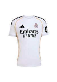 Adidas - Koszulka Real Madrid 25/26 Home. Kolor: biały. Sport: piłka nożna