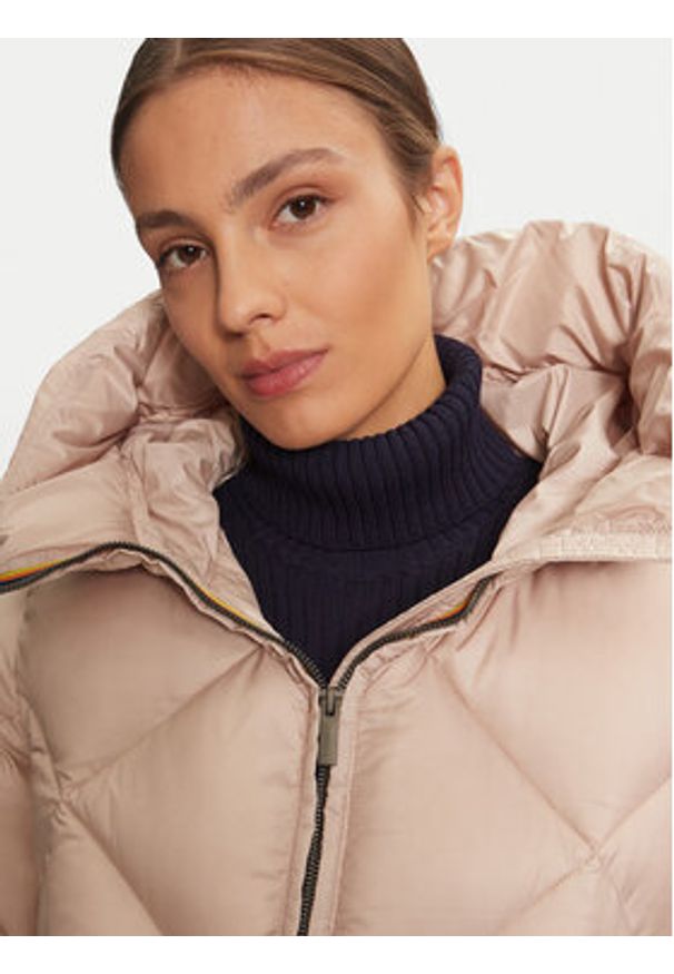 K-Way Kurtka puchowa Ninev K7132DW Różowy Regular Fit. Kolor: różowy. Materiał: syntetyk