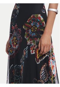 Desigual Sukienka codzienna Paisley 25SWVK32 Czarny Regular Fit. Okazja: na co dzień. Kolor: czarny. Materiał: syntetyk. Wzór: paisley. Typ sukienki: proste. Styl: casual #3