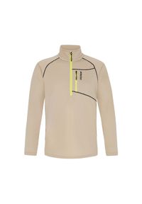 Polar 1/4 zip Protest Kody. Kolor: beżowy, wielokolorowy, brązowy. Materiał: polar. Sezon: zima. Sport: narciarstwo