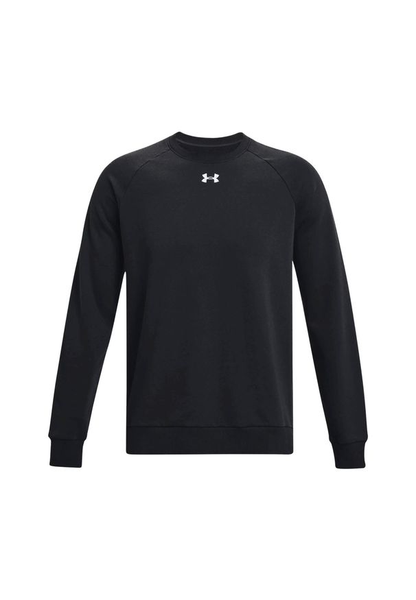 Bluzy treningowa męska Under Armour Ua Rival Fleece Crew. Kolor: czarny. Sport: bieganie