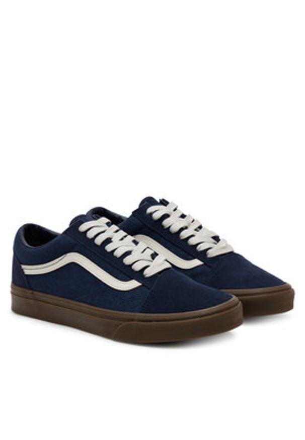 Vans Tenisówki Old Skool VN0A2Z42NVY1 Granatowy. Kolor: niebieski. Materiał: materiał