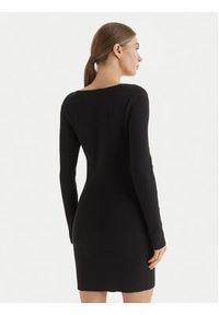 Calvin Klein Jeans Sukienka codzienna LV047F324G Czarny Slim Fit. Okazja: na co dzień. Kolor: czarny. Materiał: bawełna. Typ sukienki: proste. Styl: casual #2