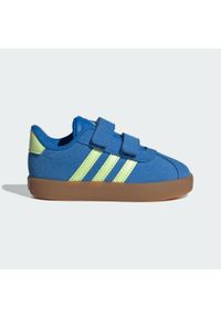 Adidas - Buty VL Court 3.0. Kolor: wielokolorowy, zielony, żółty, brązowy, niebieski. Sport: turystyka piesza, skateboard #1