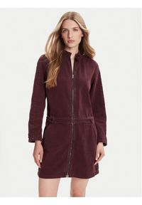 G-Star RAW - G-Star Raw Sukienka jeansowa Moto D27009-E078 Fioletowy Relaxed Fit. Kolor: fioletowy. Materiał: bawełna