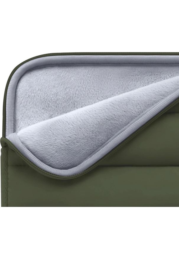 TECH-PROTECT - Etui Tech-Protect Fluffy 13-14'' zielony. Kolor: zielony. Materiał: materiał. Styl: elegancki, casual