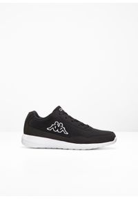 Sneakersy Kappa bonprix czarno-biały. Kolor: czarny. Materiał: syntetyk, materiał #2