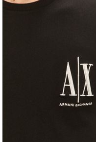 Armani Exchange - T-shirt 8NZTPH.ZJH4Z.NOS. Okazja: na co dzień. Kolor: czarny. Wzór: nadruk. Styl: casual #2