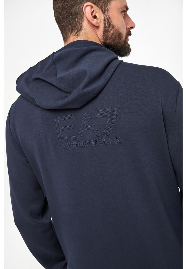EA7 Emporio Armani - Bluza męska z kapturem EA7 EMPORIO ARMANI. Typ kołnierza: kaptur