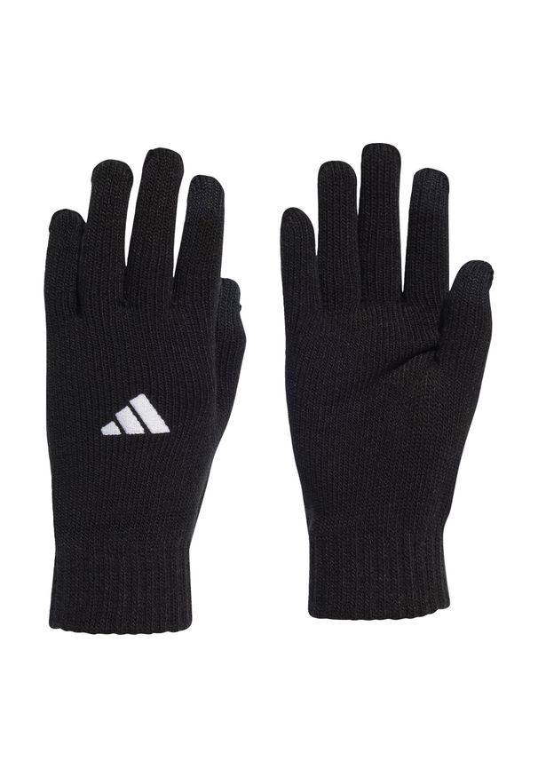 Adidas - Tiro League Gloves. Kolor: biały, wielokolorowy, czarny. Materiał: dzianina. Sport: piłka nożna