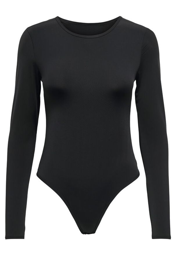 only - ONLY Body Frida 15343926 Czarny Slim Fit. Kolor: czarny. Materiał: syntetyk