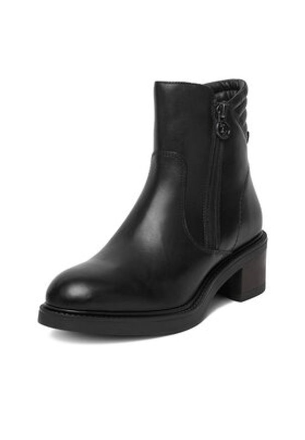 U.S. Polo Assn. Botki CEO-KATERI002W/EL1 Czarny. Kolor: czarny. Materiał: skóra