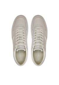 Calvin Klein Sneakersy Low Top Lace Up Logo HM0HM01491 Szary. Kolor: szary. Materiał: skóra #5