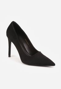 Born2be - Czarne Klasyczne Szpilki VICES z Imitacji Zamszu Prisnell. Okazja: do pracy, na wesele, na spotkanie biznesowe, na co dzień, na ślub cywilny. Kolor: czarny. Materiał: zamsz. Obcas: na szpilce. Styl: klasyczny #6