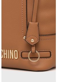 Love Moschino torebka kolor brązowy. Kolor: brązowy #3
