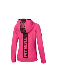 PITBULL - Bluza damska Pitbull rozpinana z kapturem Fuchsia. Typ kołnierza: kaptur. Kolor: różowy #1