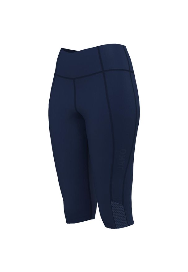 Spodenki damskie Jako Capri Power. Kolor: niebieski. Sport: fitness, piłka nożna