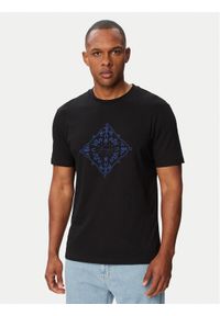 Hugo - HUGO T-Shirt Nerberri 50572760 Czarny Regular Fit. Kolor: czarny. Materiał: bawełna #1