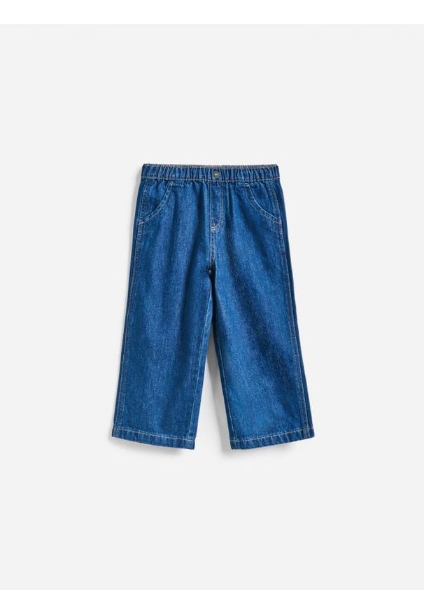 Reserved - Jeansy straight - niebieski. Kolor: niebieski. Materiał: jeans