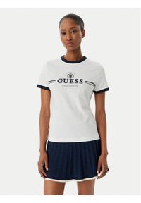 Guess T-Shirt V6GI08 K2975 Biały Regular Fit. Kolor: biały. Materiał: bawełna #1