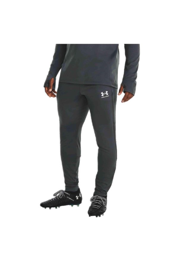 Spodnie piłkarskie męskie Under Armour Challenger Train. Kolor: szary