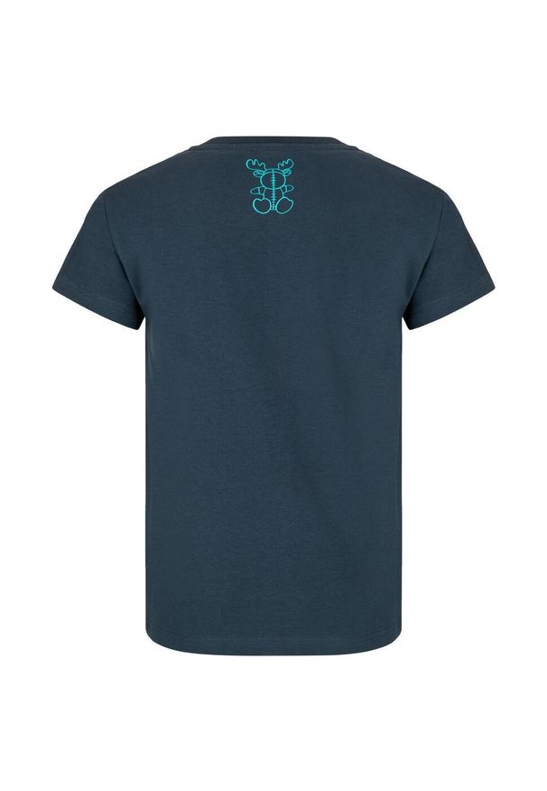 Chłopięcy bawełniany t-shirt Kilpi ALBION-JB. Kolor: niebieski. Materiał: bawełna. Sport: turystyka piesza