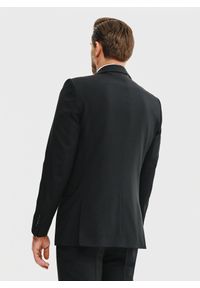 Pako Lorente - PAKO LORENTE – Wełniana marynarka garniturowa w kolorze czarnym. Okazja: na spotkanie biznesowe. Kolor: czarny. Materiał: wełna. Wzór: gładki. Styl: biznesowy #10