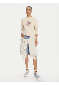 Roxy Bluza Vl Surf Stoked Hoodie Brushed ERJFT05028 Beżowy Regular Fit. Kolor: beżowy. Materiał: bawełna #5