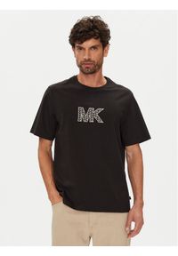 Michael Kors T-Shirt CT552LN1V2 Czarny Regular Fit. Kolor: czarny. Materiał: bawełna