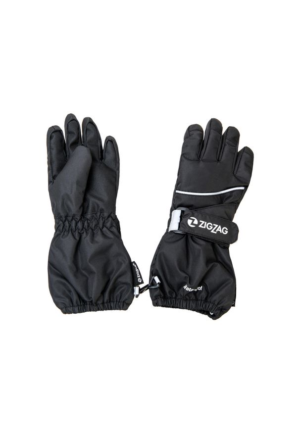 ZigZag - Dziecięce rękawice narciarskie Zigzag Kempston. Kolor: czarny. Sport: narciarstwo
