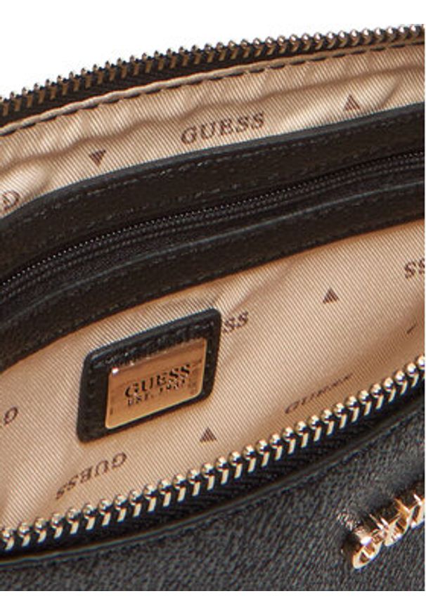 Guess Torebka Noelle II Mini HWBG96 72710 Szary. Kolor: szary. Materiał: skórzane