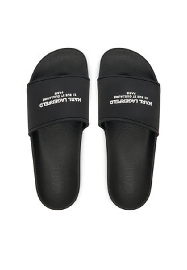 Karl Lagerfeld - KARL LAGERFELD Klapki Kondo Rsg KL70008A Czarny. Kolor: czarny