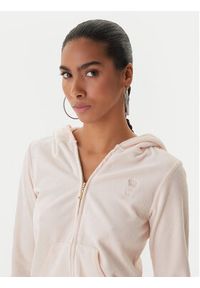 Juicy Couture Bluza Robyn JCSEBJ007G Różowy Slim Fit. Kolor: różowy. Materiał: bawełna #2