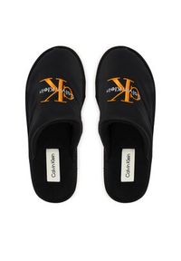 Calvin Klein Kapcie Hotel Slipper Mono Embro YM0YM01392 Czarny. Kolor: czarny. Materiał: materiał #2