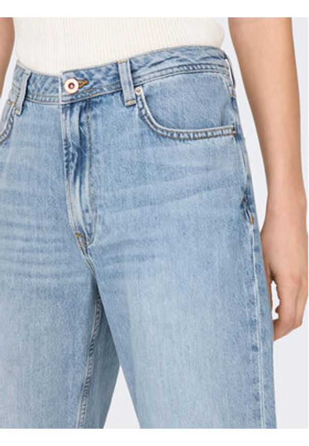 only - ONLY Jeansy Jaci 15296921 Niebieski Straight Fit. Kolor: niebieski