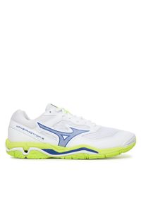 Buty halowe Mizuno. Kolor: biały. Model: Mizuno Wave #1