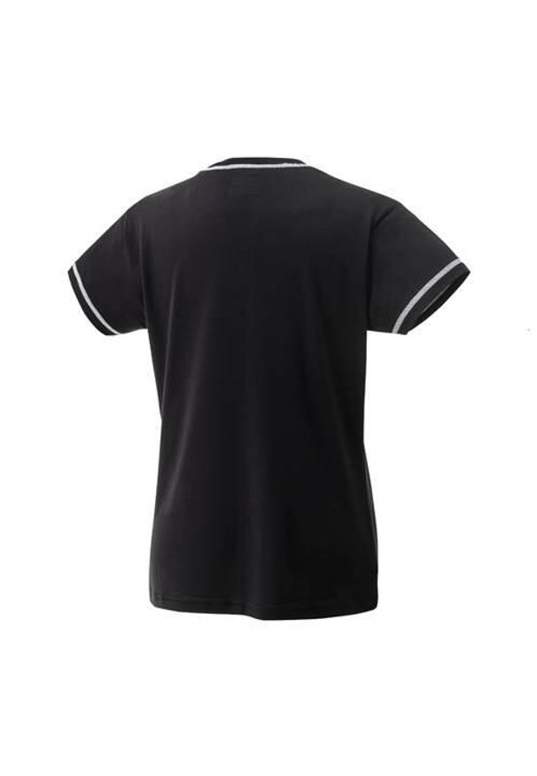 YONEX - Koszulka sportowa damska Yonex Tennis Print. Kolor: czarny. Materiał: poliester. Długość rękawa: krótki rękaw. Długość: krótkie. Wzór: nadruk