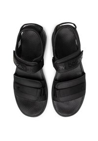 New Balance Sandały SUA250K1 Czarny. Kolor: czarny. Materiał: skóra