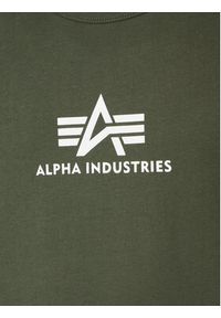 Alpha Industries Tank top Basic 126566 Zielony Regular Fit. Kolor: zielony. Materiał: bawełna #3