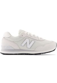 Buty męskie New Balance ML515WHT – szare. Okazja: na co dzień. Kolor: szary. Materiał: skóra, materiał, syntetyk. Szerokość cholewki: normalna #1
