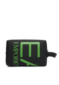 EA7 Emporio Armani Kosmetyczka 245076 3R910 MC159 Czarny. Kolor: czarny. Materiał: skóra