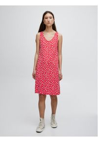 ICHI Sukienka letnia 20118422 Czerwony Regular Fit. Kolor: czerwony. Sezon: lato #8